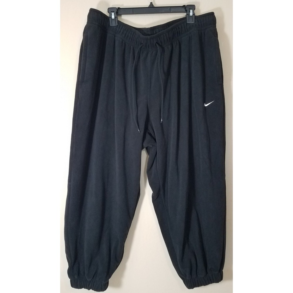 Nike‎ Therma-Fit Fleece Pants Sweatpants Joggers FB5580 Women 1X Black NEW